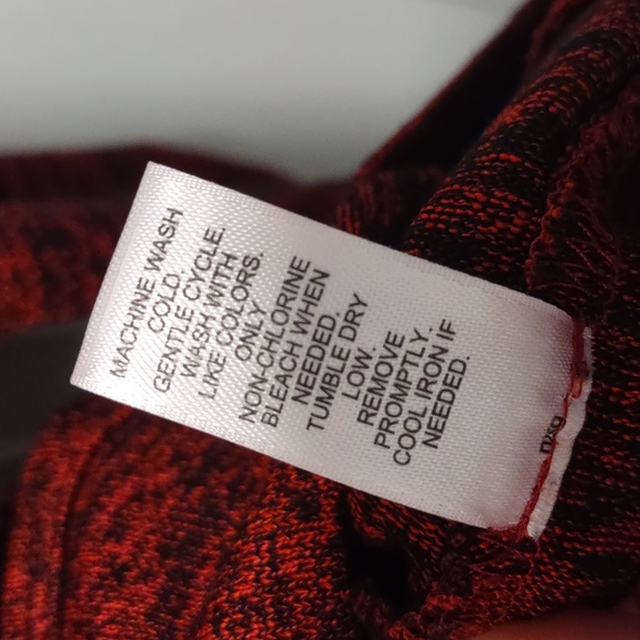 Red Marled Sweater - Picture 4 of 4